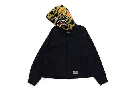 1ST CAMO SHARK HOODIE WIDE JACKET