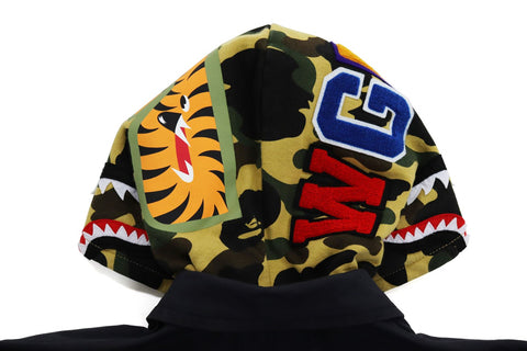 1ST CAMO SHARK HOODIE WIDE JACKET