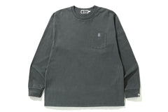 OVERDYE ONE POINT POCKET RELAXED FIT L/S TEE