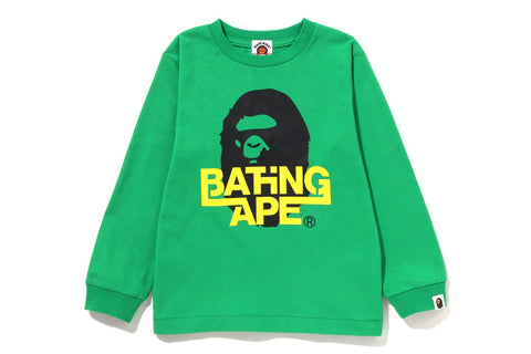 BATHING APE APE HEAD L/S TEE
