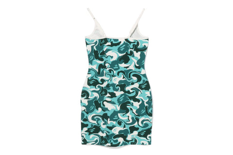 MARBLE CAMO CAMI BODYCON TEE ONEPIECE