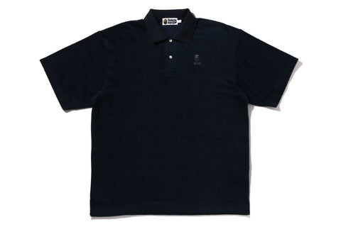 APE HEAD TOWELLING RELAXED FIT POLO