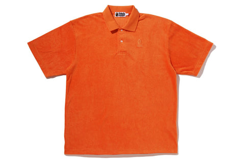 APE HEAD TOWELLING RELAXED FIT POLO