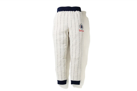 TEXT STRIPE SWEAT PANTS