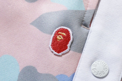 PASTEL MULTI CAMO SIDE BUTTON PANTS