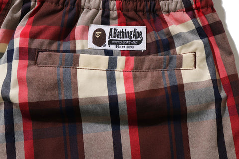 BAPE CHECK SHORTS