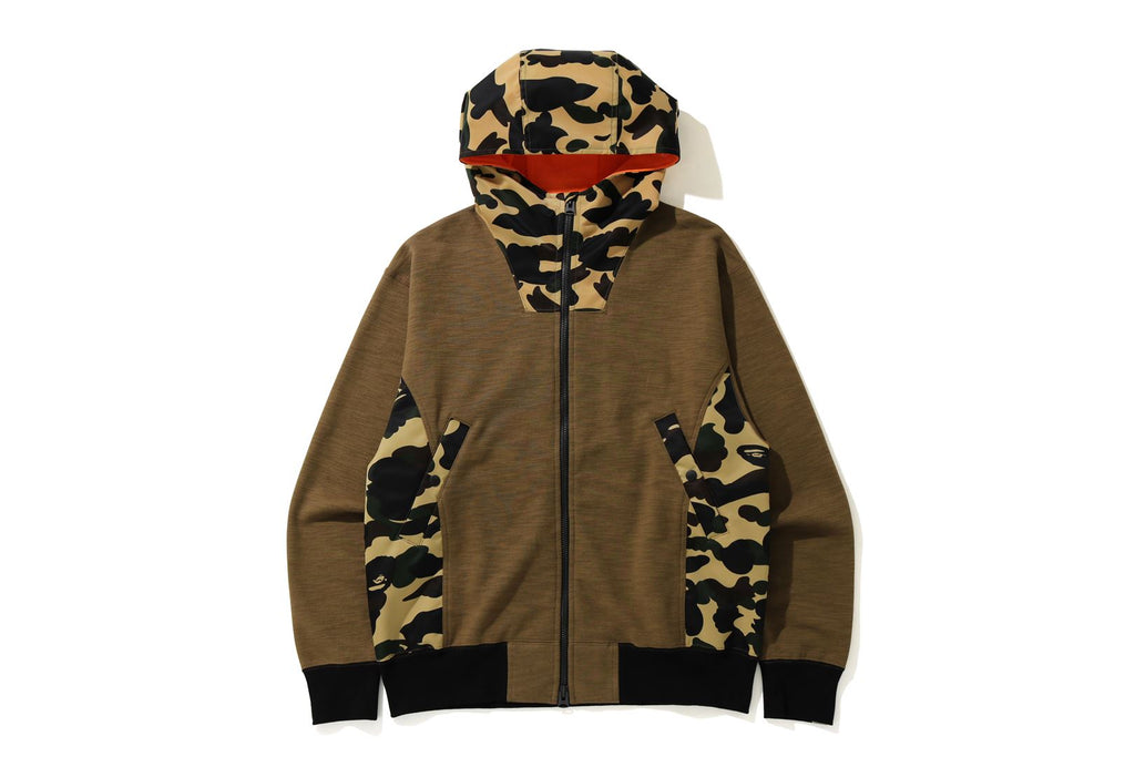 1ST CAMO MILITARY RELAXED FIT ZIP HOODIE