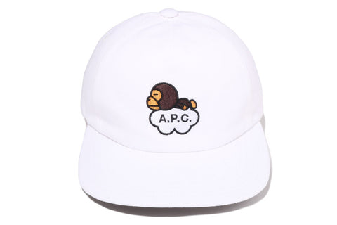 BAPE X A.P.C. MILO COTTON CAP