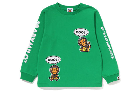 BABY MILO SPEECH BALLOON L/S TEE #3