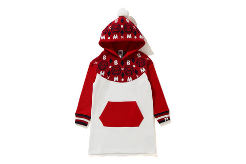 BABY MILO KNIT HOODIE ONEPIECE
