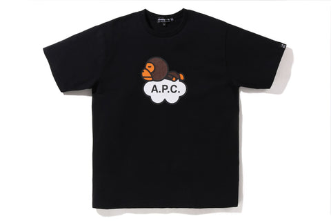 BAPE X A.P.C. MILO WIDE TEE