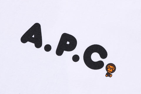 BAPE X A.P.C. MILO ON APC WIDE TEE